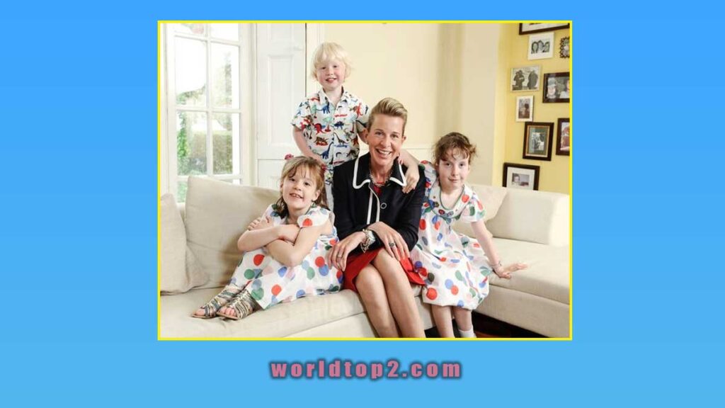Katie Hopkins with her children