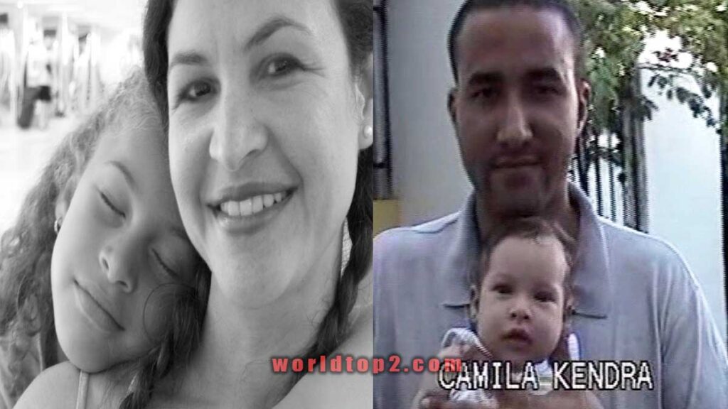 camila kendra with her father and mother when she was child